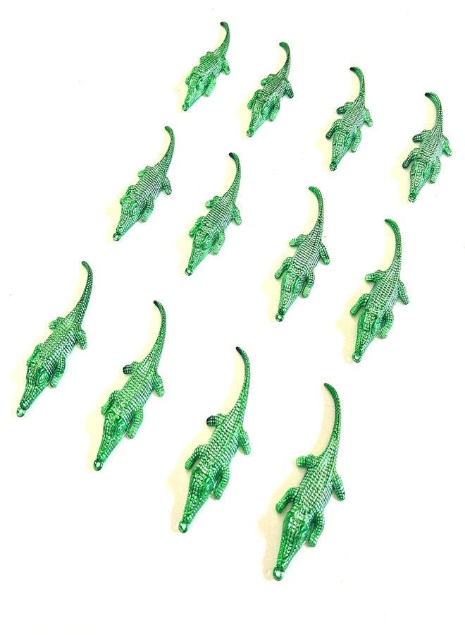 GZYSSL 24 Pcs Mini Plastic Alligator Boil Party Supplies Green Alligator Seafood Boil Party Decorations - Image 5